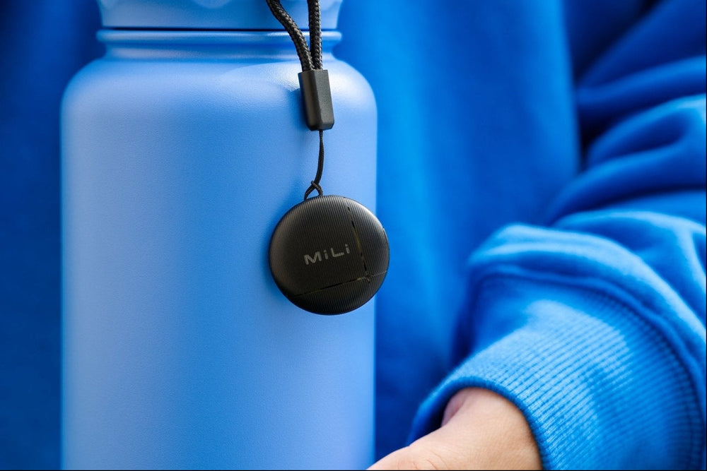 LiTag - Apple Licensed Item Finder with Lanyard Works with Apple Find My - MiLi