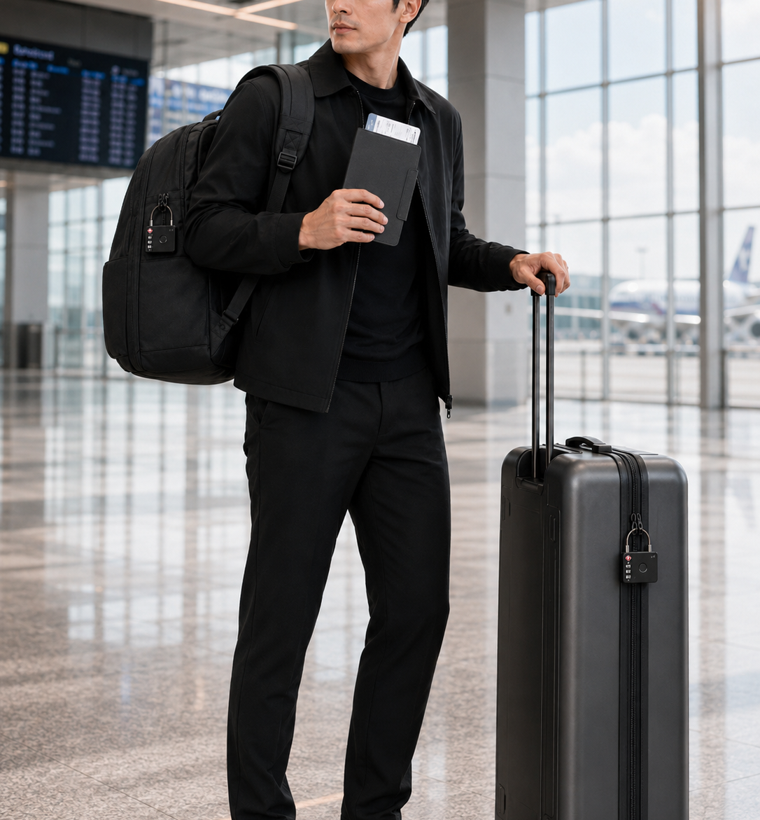 The Traveler Bundle – Smart Luggage & Passport Protection