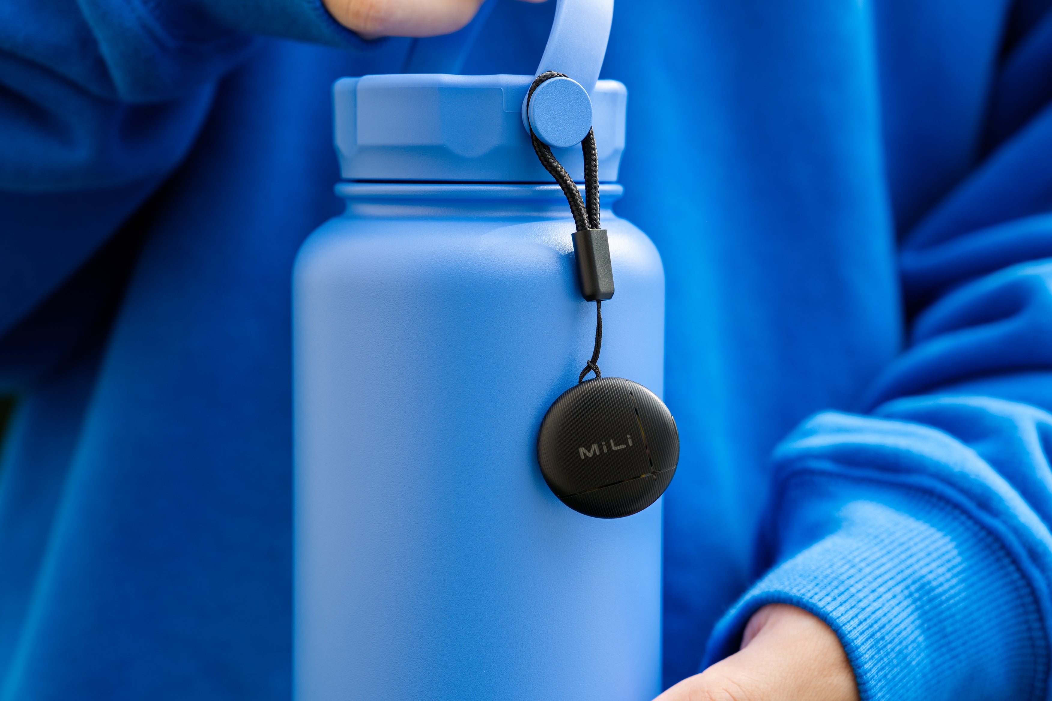 LiTag - Apple Licensed Item Finder with Lanyard Works with Apple Find My