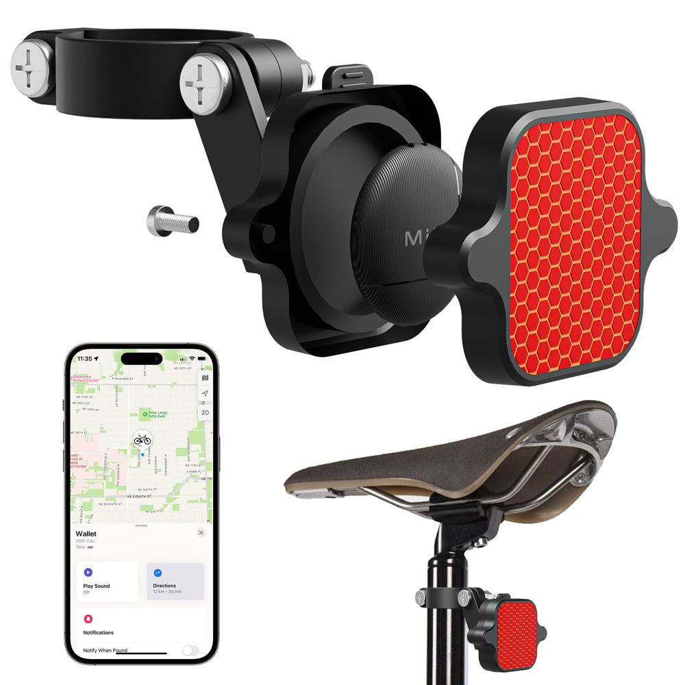 Apple Bicycle Tail Light With Apple airtag