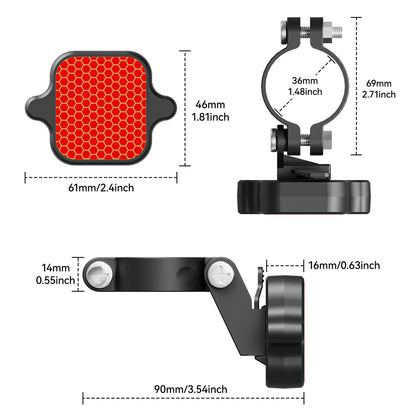 Apple Bicycle Tail Light With Apple airtag