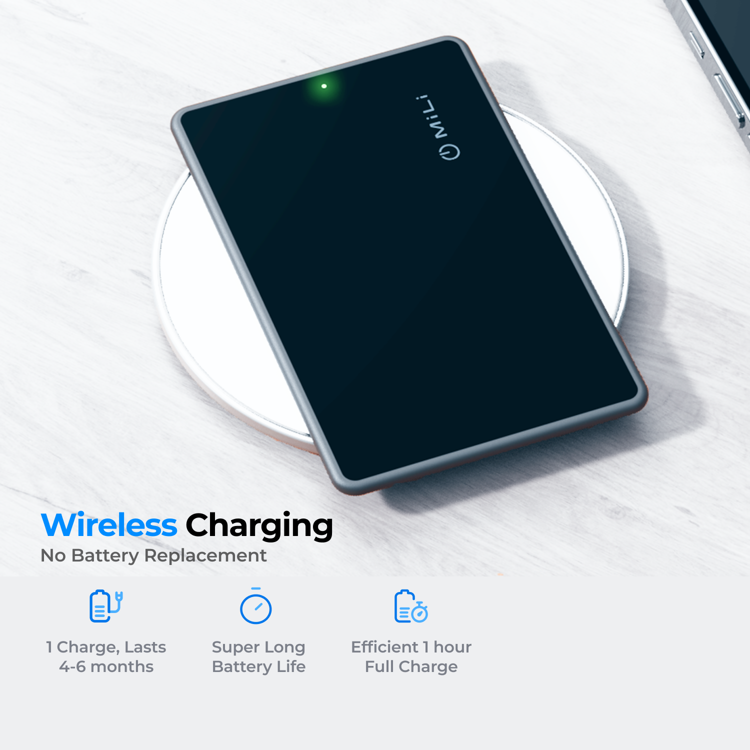 MiCard - Wireless Rechargeable Locator Card