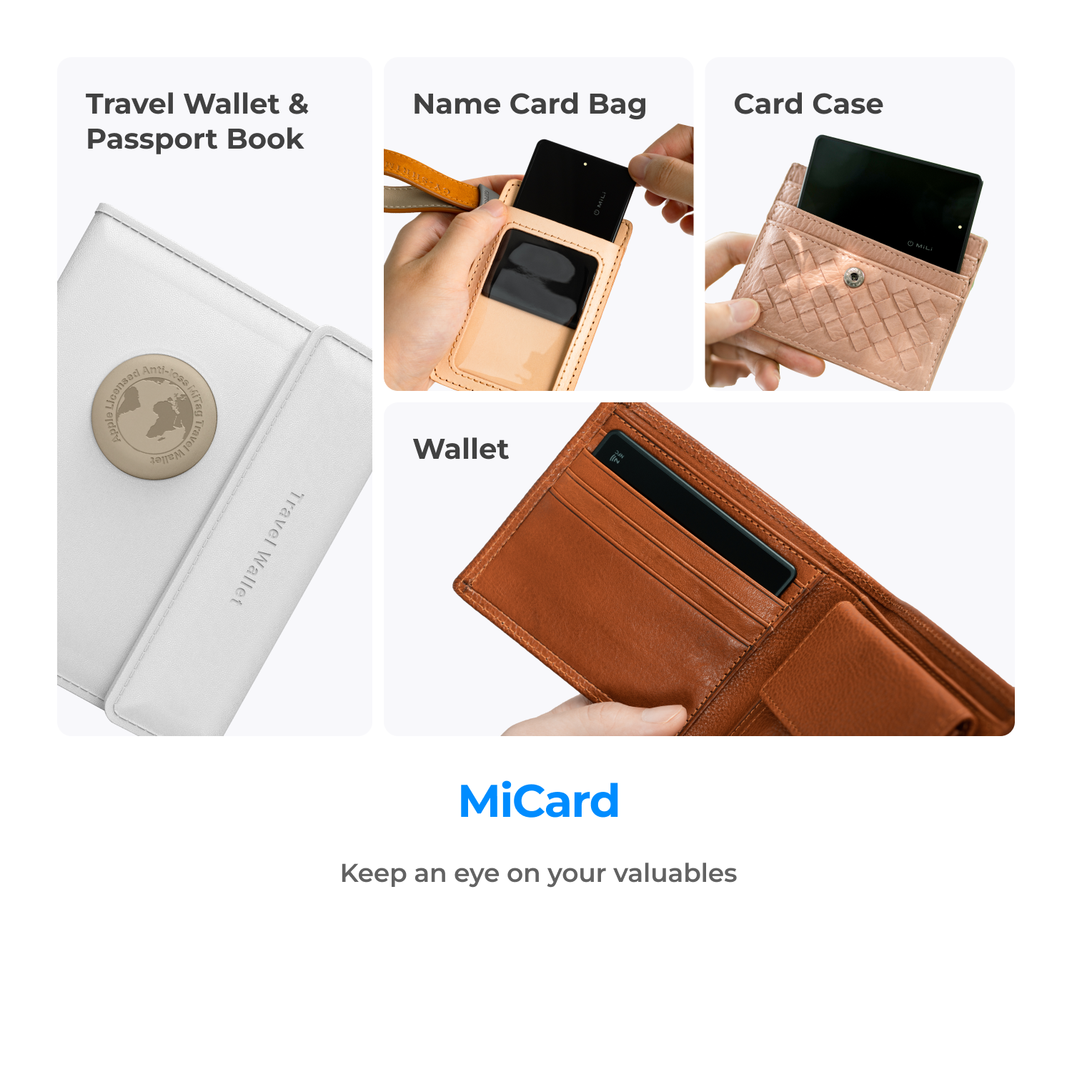 MiCard - Wireless Rechargeable Locator Card