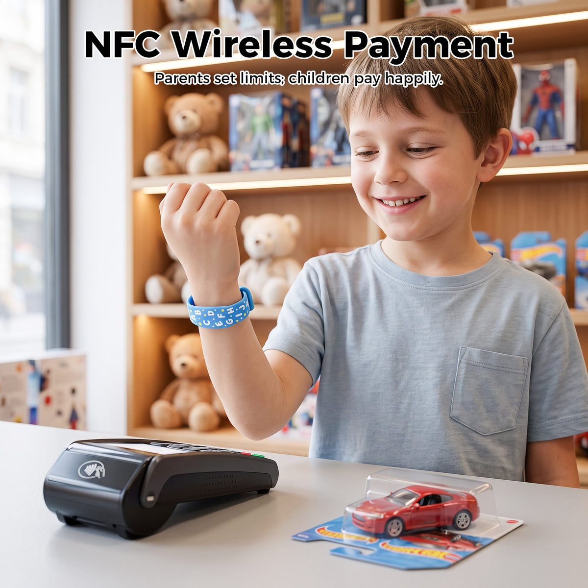 Anti-loss bracelet with payment for kids - MiLi