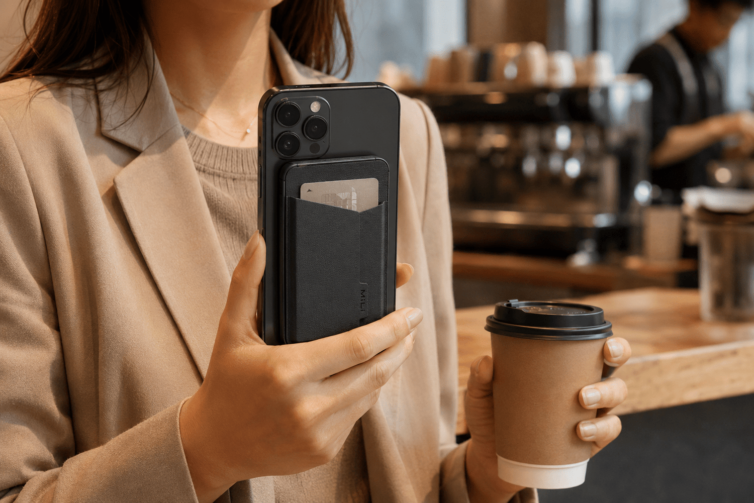 Anti-loss power bank with card holder - MiLi