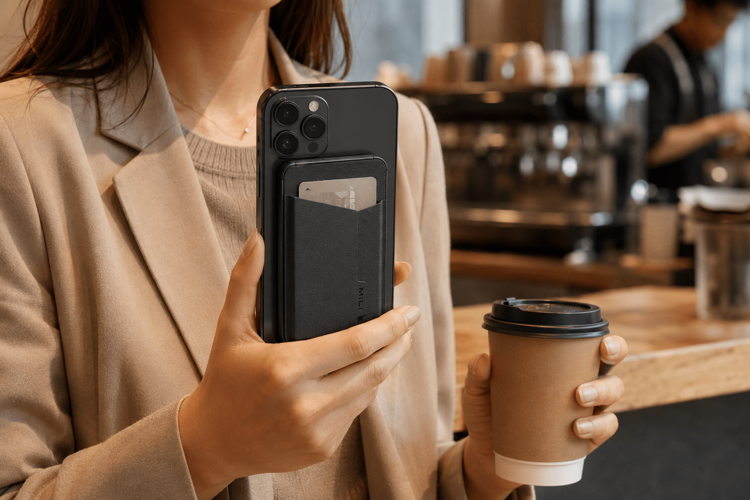 Anti-loss power bank with card holder - MiLi