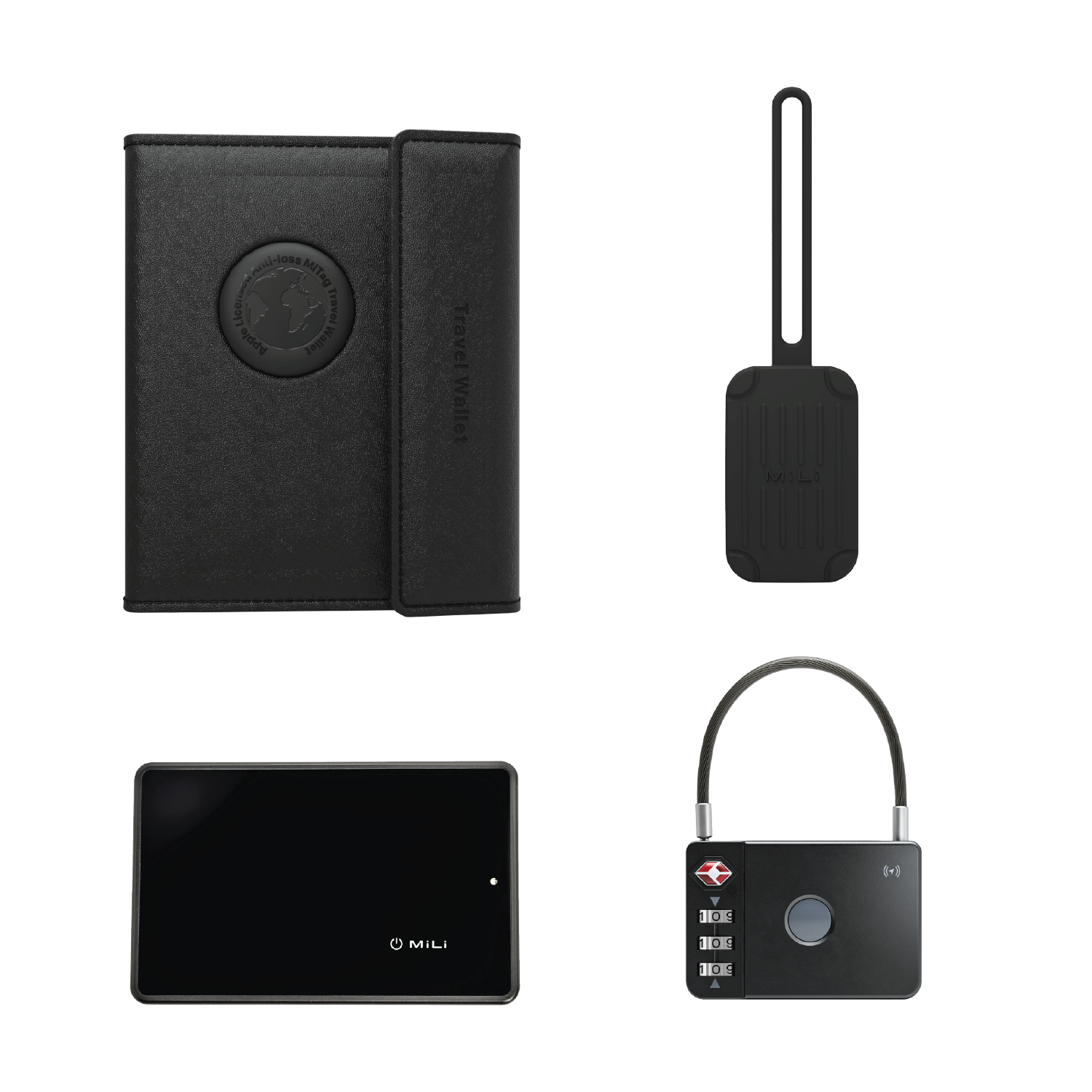 Holiday Gift Bundle: 1 MiBook + 1 Luggage Tag + 1 MiLock + 1 Micard