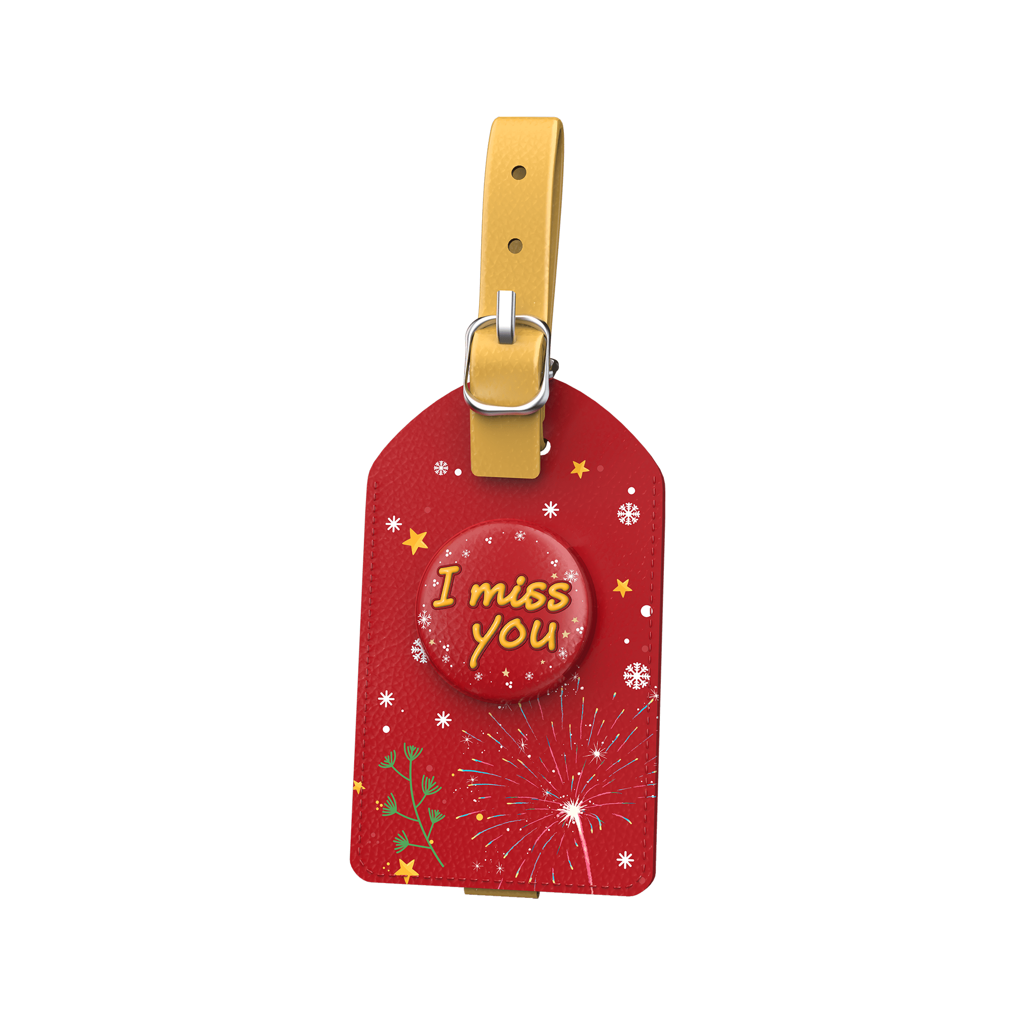 Christmas Gift Tag - Built - in MiTag Duo Tracker - MiLi