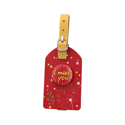 Christmas Gift Tag - Built - in MiTag Duo Tracker - MiLi