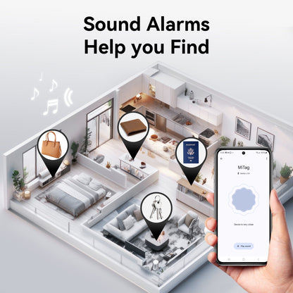 LiTag - Android Item Finder with Lanyard Works with Google's Find My Device - MiLi