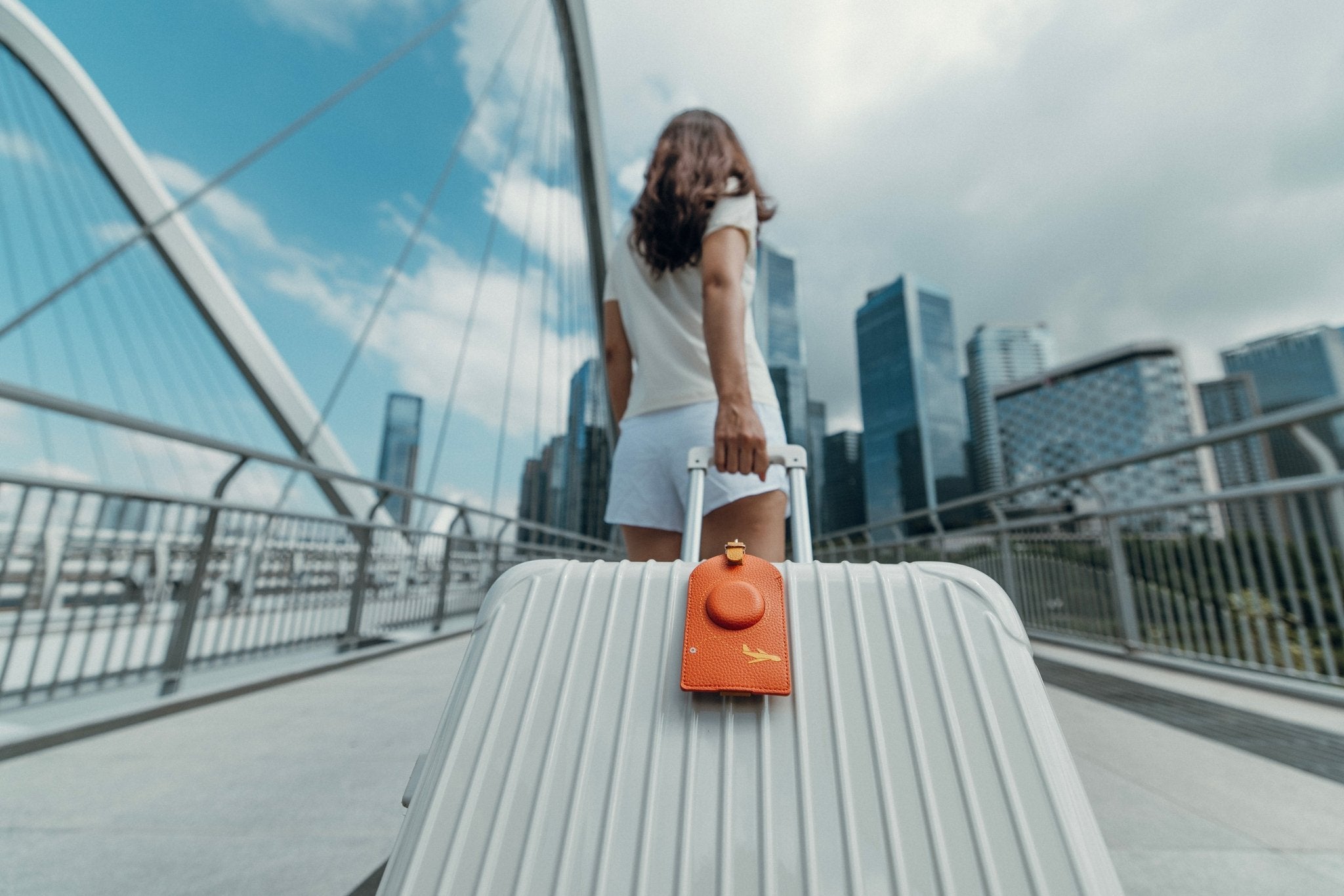 Luggage Tag - Built - in MiTag Duo Tracker - MiLi