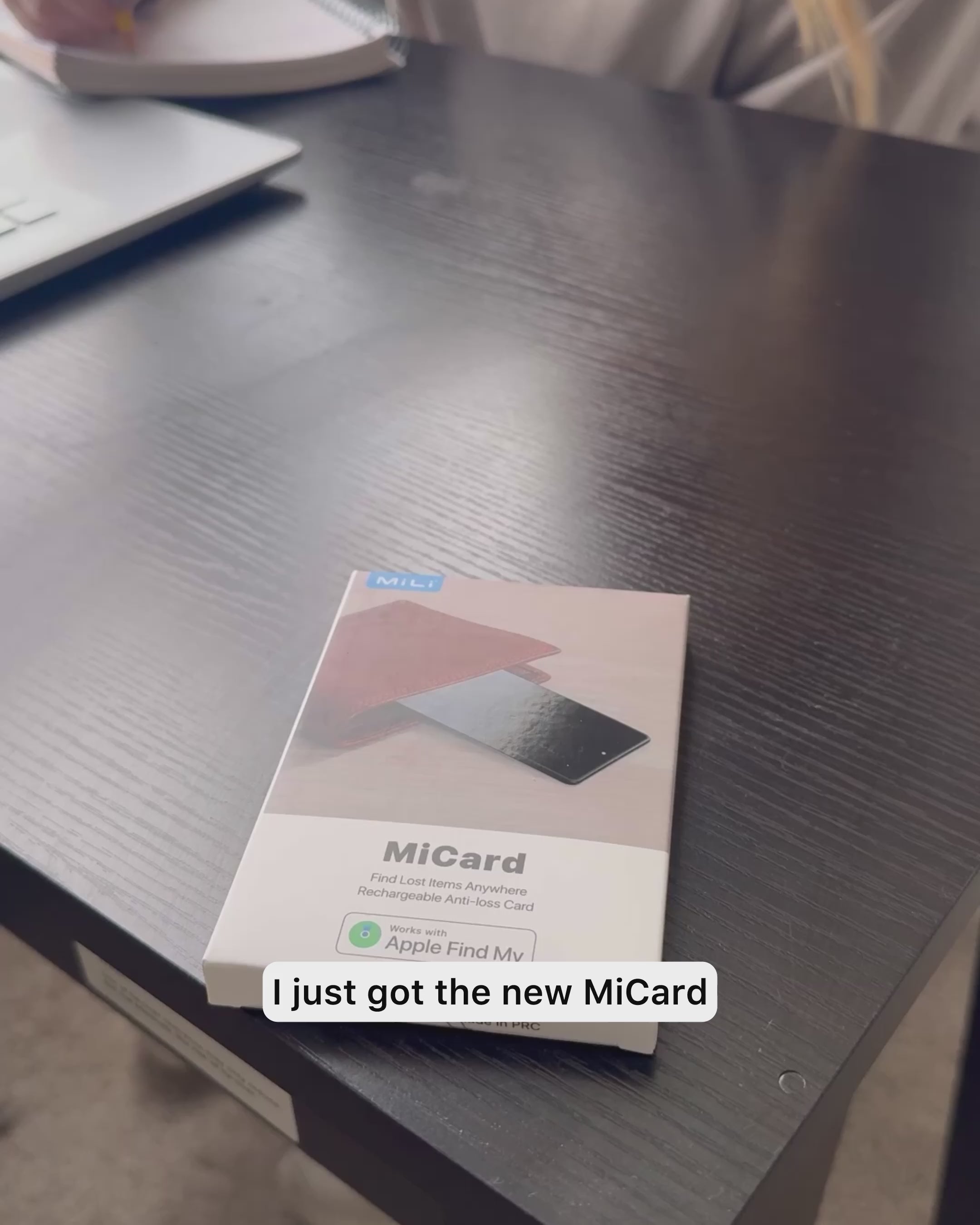 MiCard - Wireless Rechargeable Locator Card